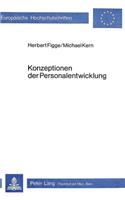 Konzeptionen der Personalentwicklung