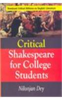 Critical Shakespeare for College Students