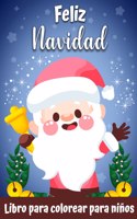 Un libro de colorear de muy feliz navidad para ninos.