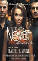 It Was Never Meant to Be (LARGE PRINT)