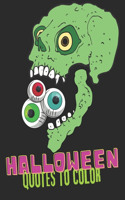 Halloween Quotes to color
