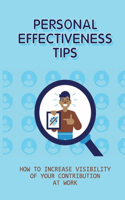 Personal Effectiveness Tips