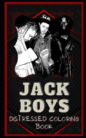 Jackboys Distressed Coloring Book: Artistic Adult Coloring Book