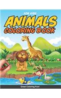 Animals kids Coloring Book