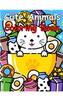 Cute Animals Coloring Book