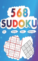 568 SUDOKU EASY MEDIUM HARD and VERY HARD