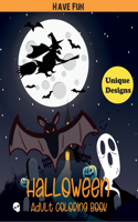 Halloween Adult Coloring Book