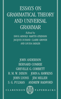 Essays on Grammatical Theory and Universal Grammar