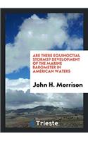Are There Equinoctial Storms? Development of the Marine Barometer in American Waters