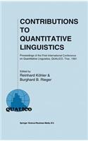 Contributions to Quantitative Linguistics