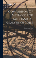 Comparison Of Methods For Mechanical Analysis Of Soils