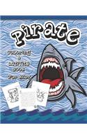 Pirate Coloring And Activity Book for Kids