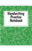 Handwriting Practice Notebook