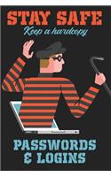 Stay safe passwords and Login