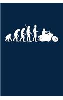 Evolution Motorradfahrer