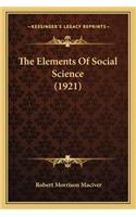 The Elements of Social Science (1921)