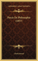 Precis De Philosophie (1857)