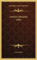 Analecta Callimachea (1865)