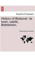 History of Bolsover