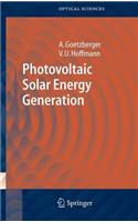 Photovoltaic Solar Energy Generation