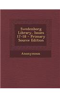 Swedenborg Library, Issues 17-18