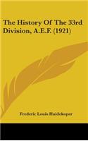 History Of The 33rd Division, A.E.F. (1921)