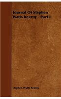 Journal Of Stephen Watts Kearny - Part I