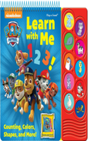 Nickelodeon Paw Patrol: Learn with Me 123! Counting, Colors, Shapes, and More! Sound Book