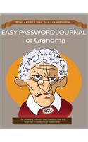 Easy Password Journal For Grandma