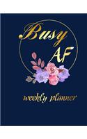 Busy AF Weekly Planner