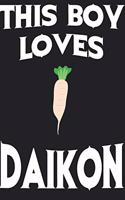 This Boy Loves DAIKON Notebook