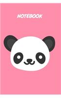 Baby panda kids Notebook [Lined] [6x9] [110 pages]