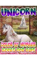 Unicorn Color By Number Books For Kids