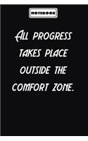All progress takes place outside the comfort zone.