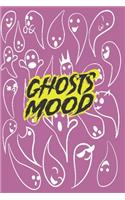 Mood Ghosts to enjoy tracking your feelings !: Mood Ghosts Coloring notebook - Week Guide to Track your weekly mood 56 Pages of 6×9 inch, SoftCover, Matte-Finish