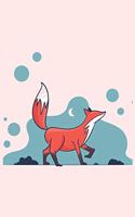 Fox Simple Illustration: Calendar 2020 Weekly Planner & Organizer (6x9 Inches) with 120 Pages