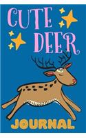 Cute Deer: Notebook, Adorable Gift For Kids Who Love Forest Animals, Perfect For School Notes Or For Everyday Use, Lined Pages