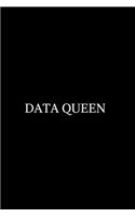 Data Queen: Civil Engineering Journal and Graduation Gift. Data Nerd Journal, Gift for Data Scientists, Engineers.Lined Journal Graduation Gift for College or U