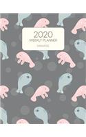 2020 Weekly Planner Manatee