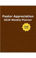 Pastor Appreciation 2020 Weekly Planner
