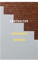 contractor workbook journal Diary - Log - Journal For Recording job Goals, Daily Activities, & Thoughts, History