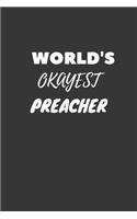 Preacher Notebook: Lined Journal, 120 Pages, 6 x 9, Funny Dream Job, Starting New Career Gag Gift Journal Matte Finish