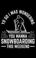 Yo So I Was Wondering You Wanna Snowboarding This Weekend