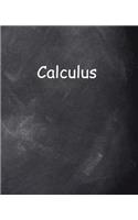 School Composition Book Calculus Science Chalkboard Style 200 Pages