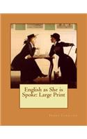 English as She is Spoke