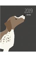 2019 Gun Dog: Dated Weekly Planner with to Do Notes & Dog Quotes - Gun Dog(56 Awesome Calendar Planners for Dog Owners Dark)