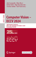 Computer Vision - Eccv 2024: 18th European Conference, Milan, Italy, September 29-October 4, 2024, Proceedings, Part XXV