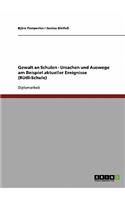 Gewalt an Schulen. Ursachen und Auswege am Beispiel aktueller Ereignisse