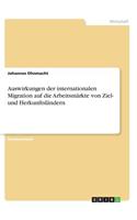 Auswirkungen der internationalen Migration auf die Arbeitsmärkte von Ziel- und Herkunftsländern
