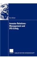 Investor Relations-Management Und Ipo-Erfolg